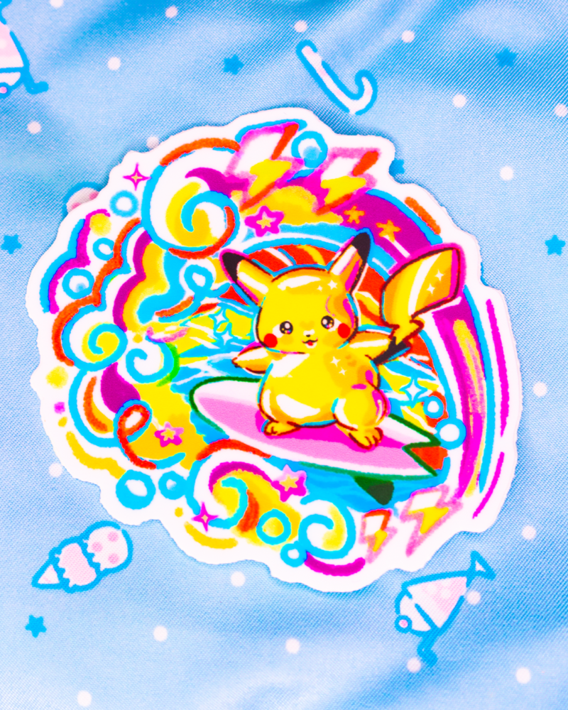 celebrations surfing pikachu