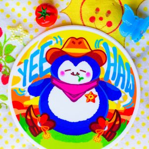 Snorlax Yeehaw 3in Vinyl Sticker