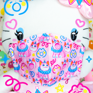 Pop Cat Face Mask