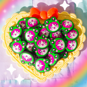 Froggy Cat Croc Charm