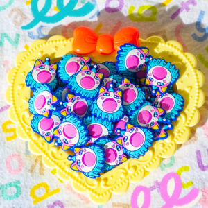 Pop Cat Croc Charm