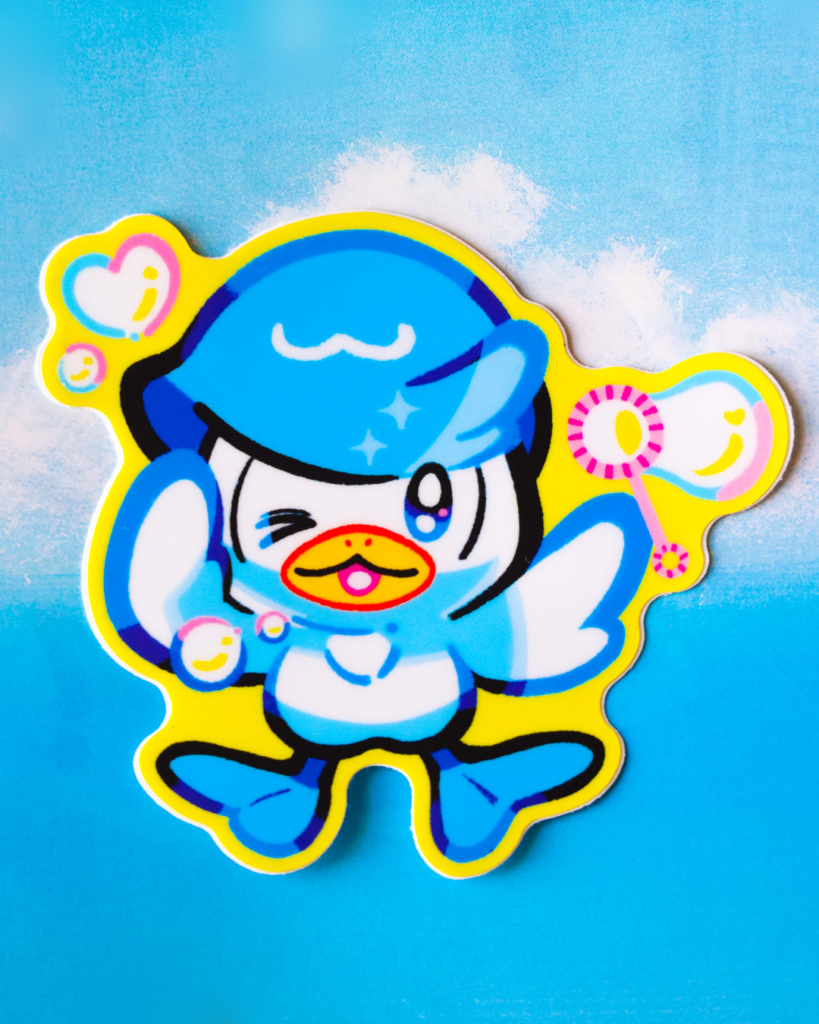 Quaxly 3in Vinyl Sticker – Airily Arts