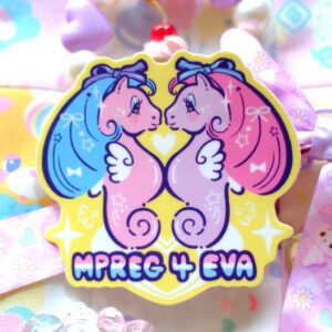 Mpreg 4 Eva 3in Vinyl Sticker