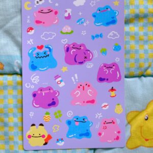 Ditto Vinyl Sticker Sheet 4x6in