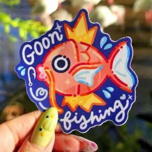 Goon Fishing Magikarp 3in Vinyl Sticker