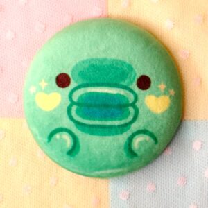 Kuchpatchi Plush Badge Pin 2.5in