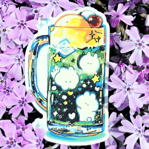 Melon Soda Float 3in Vinyl Sticker