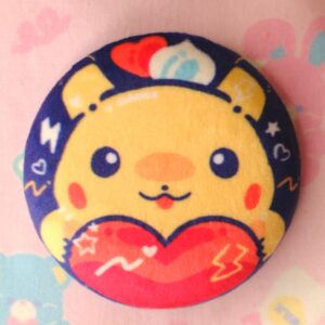 Pikachu Plush Badge Pin 2.5in